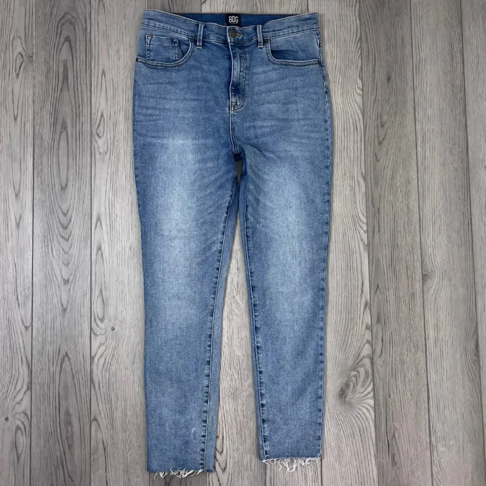 BDG Women Size 32 Twig Cotton Stretch High Rise Skinny Leg Casual Denim Jeans